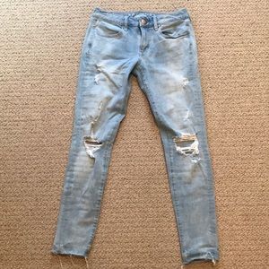 American Eagle Ripped Skinny Jeans